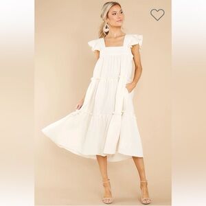 Ivory Midi Dress